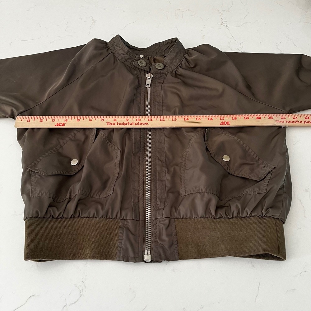 Free People Midnight Bomber Jacket Small Green - Picture 8 of 8